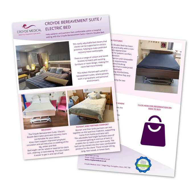 Croyde Bereavement Suite Electric Bed One Pager Icon