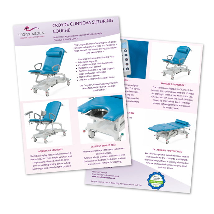 Croyde Clinnova Suturing Couch One Pager Icon