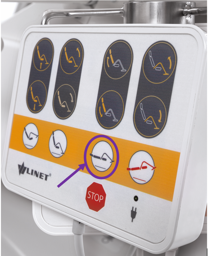 Graciella emergency position circled