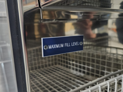 Warming Cabinets Max Fill Level