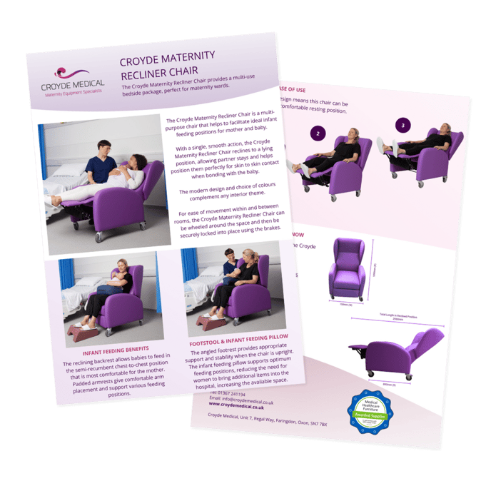 Maternity Recliner Chair One Pager Icon