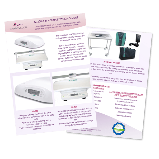 Baby Weigh Scales Flyer Icon