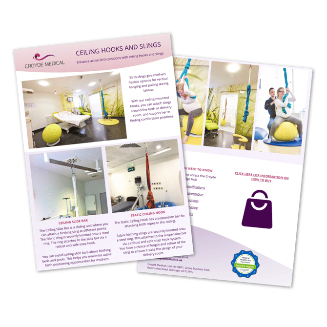 Ceiling Hooks & Slings Flyer Icon