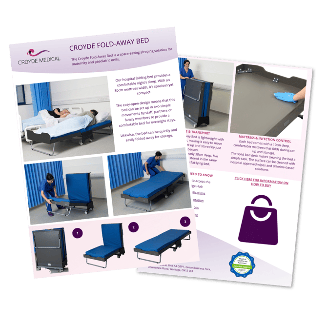 Fold Away Bed Flyer Icon