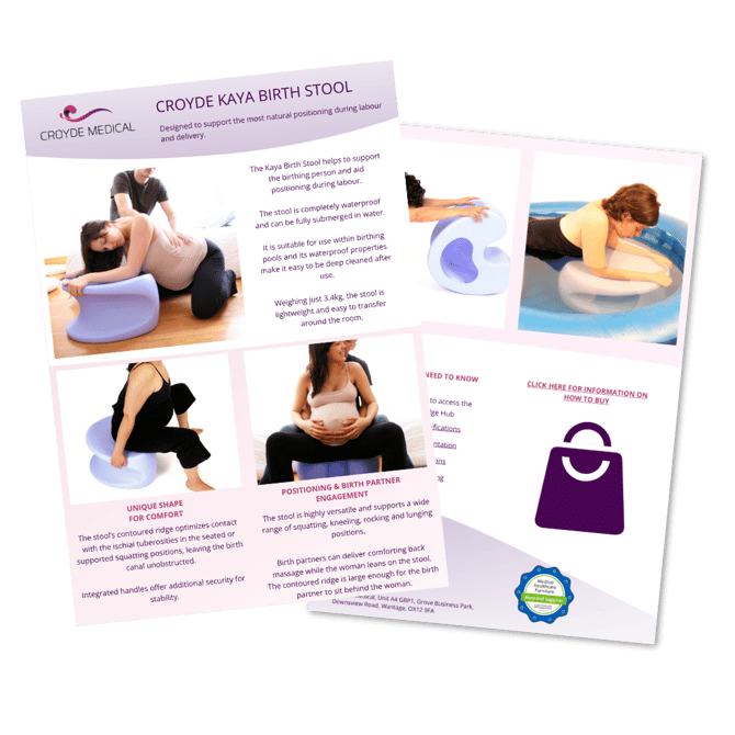 Kaya Birth Stool Flyer Icon