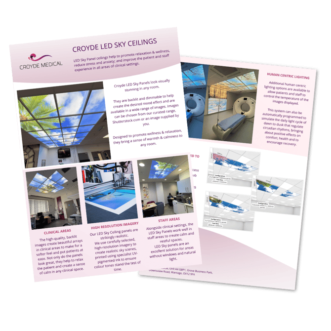 LED Sky Ceiling Flyer Icon