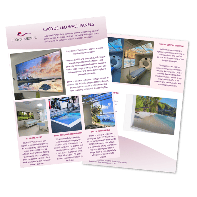 LED Wall Panels Flyer Icon