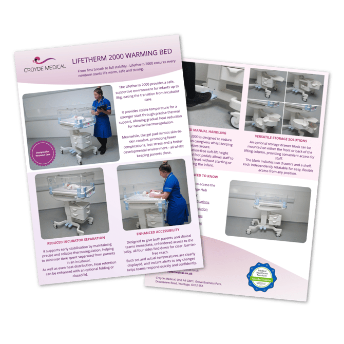 Lifetherm 2000 Warming Bed Flyer Icon