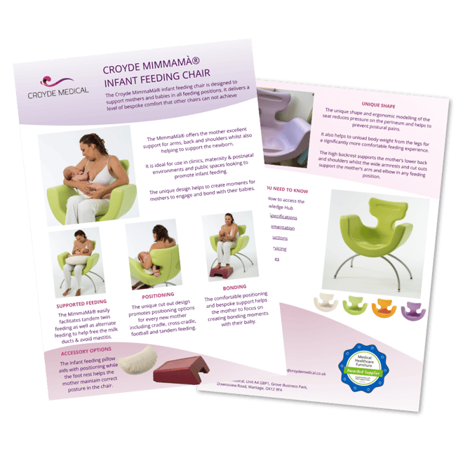 Mimmama Infant Feeding Chair Flyer Icon