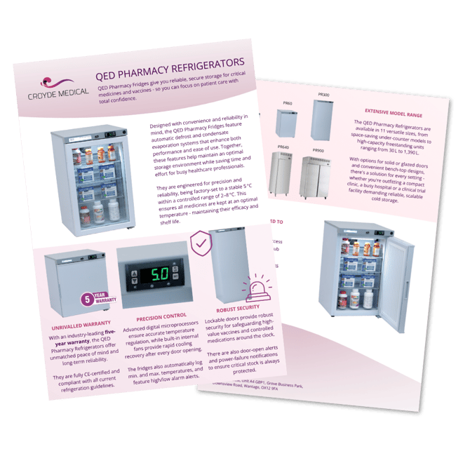 Pharmacy Refrigerators Flyer Icon