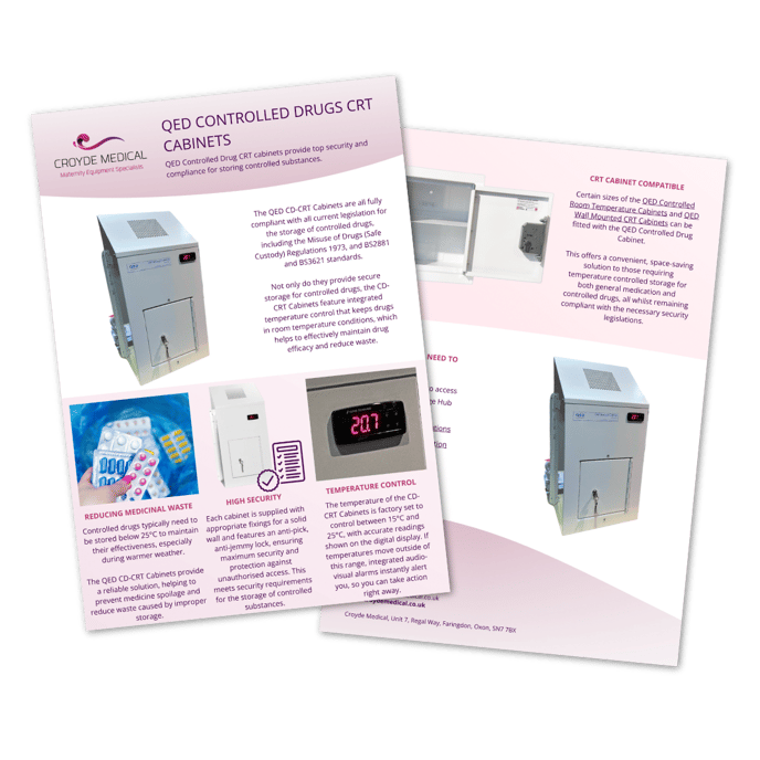 QED CD CRT Cabinets Flyer Icon