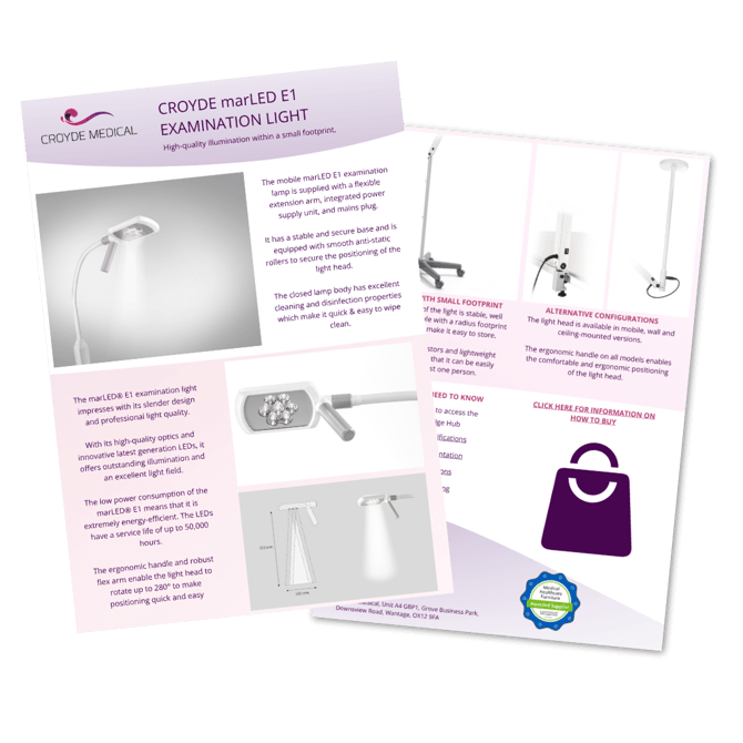 marLED E1 Examination Light Flyer Icon