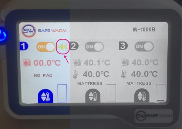Safewarm Mute Button