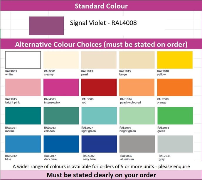 Storage Cot Colour Choices Thumbnail